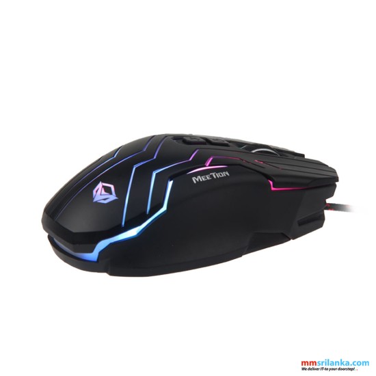 Meetion GM22 Dazzling Gaming Mouse (6M)